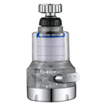 360 Rotating Water Purifier Filter Tap Universal For Kitchen Bathroom Shower Household Filter PP Cotton High Density - three modes