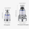 360 Rotating Water Purifier Filter Tap Universal For Kitchen Bathroom Shower Household Filter PP Cotton High Density
