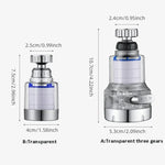 360 Rotating Water Purifier Filter Tap Universal For Kitchen Bathroom Shower Household Filter PP Cotton High Density